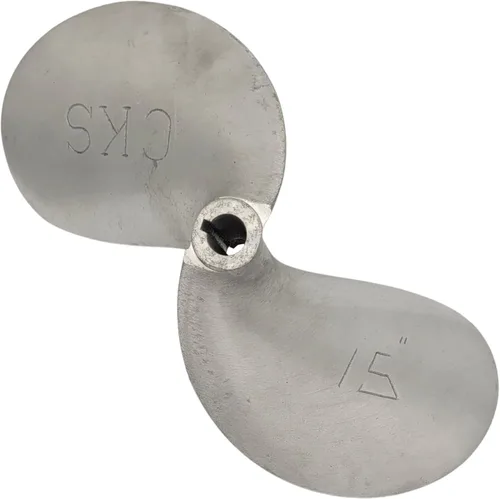Miniatura 13 de SANAR Aluminum Propeller for Longtail Mud Motor Long Tail Boat - Keyed Tapered Shaft