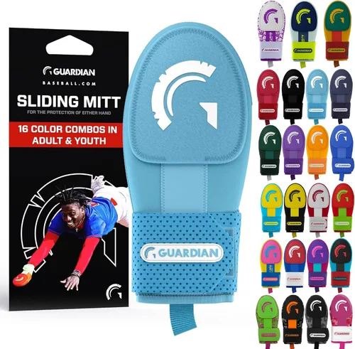 Miniatura 13 de Guante deslizante Guardian Baseball - Tallas para jóvenes y adultos - Guante deslizante para béisbol - Correa de compresión elástica