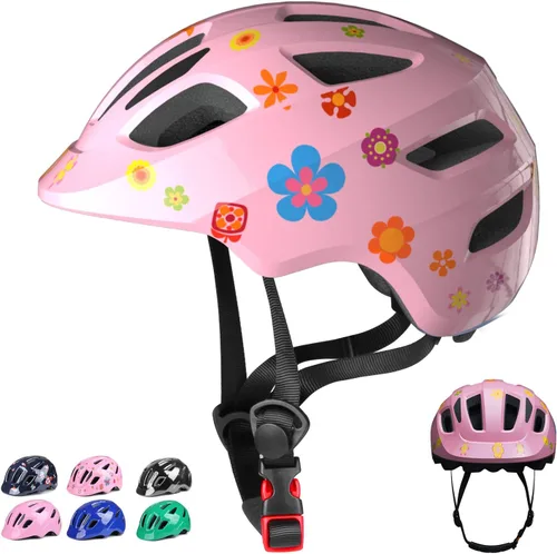 Miniatura 7 de Glaf - Casco de bicicleta para bebés, cascos para niños pequeños de 1 año en adelante, para niñas y niños, multideporte, ajustable, para scooter