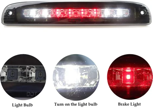Miniatura 2 de Tresound Para Dodge Dakota 1997-2010 Barra LED 3ª Tercera Luz de freno trasera Lámpara de carga trasera Luz de freno de montaje alto