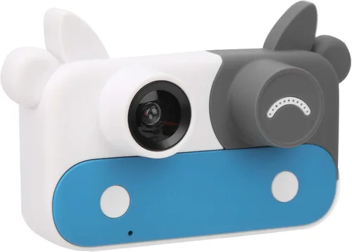 ciciglow Cámara digital para niños pequeños, mini cámara tipo vaca para niños y niñas, juguetes de cámara para niños con batería de gran capacidad