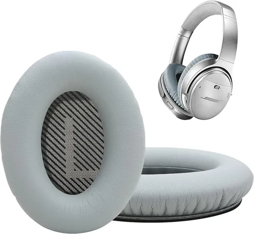 Miniatura 10 de Almohadillas para los oídos para Bose QuietComfort 45 QC45 QC35 ii QC35, cojines de cuero de piel de cordero para auriculares profesionales, QC45