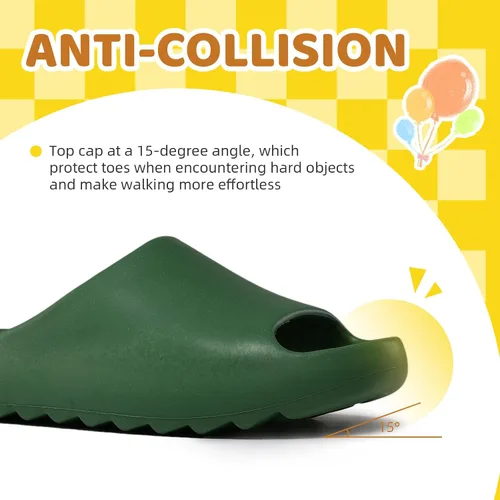 Miniatura 40 de Sandalias acolchadas para mujeres, hombres y niños, cómodas, antideslizantes, suaves, impermeables, para baño, ducha, sandalias acolchadas de suela