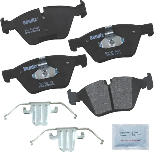 Miniatura 16 de Pastillas de freno delanteras cerámicas Bendix Priority1 CFC2302 para Hyundai Elantra 2021, Sonata 2022-2020, Kia K5 2023-2021