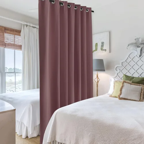 Miniatura 86 de RYB HOME - Cortinas extralargas de privacidad, para bloquear luz, de techo a suelo, para comedor, oficina, sala de estar, cine en casa, patio, 8.3