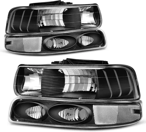 Miniatura 12 de AUTOSAVER88 Conjunto de faros halógenos compatible con Chevy Silverado 1999-2002 1500 2500/2001 2002 Chevy Silverado 1500HD 2500HD 3500/2000-2006