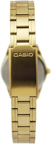 Miniatura 4 de Casio Reloj analógico de acero inoxidable dorado LTP-V005G-9A para mujer, Oro, Reloj analógico, movimiento de cuarzo