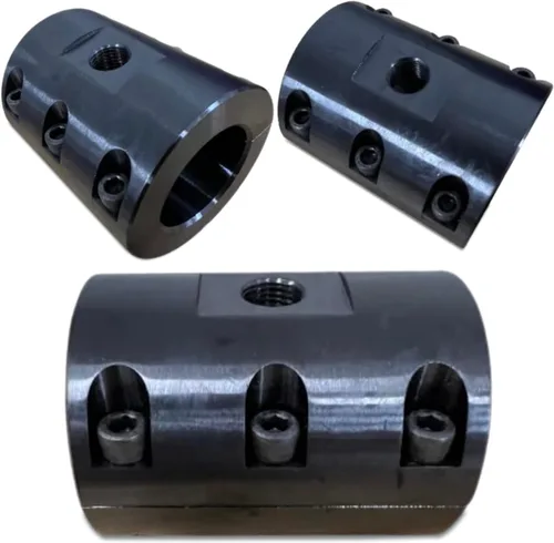 Baja Racing Abrazadera de tubo de dirección de 1.5 pulgadas – Acero Chromoly 4130, recubrimiento en polvo negro – Alta resistencia, ajuste de