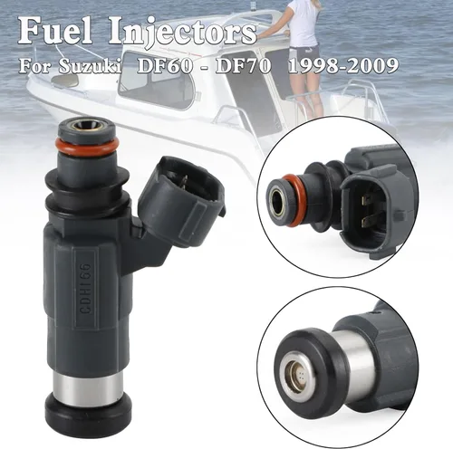 Miniatura 2 de 1 inyectores de combustible aptos para Suzuki DF60 - DF70 1998-2009, inyector de combustible reemplaza a 15710-66D00, CDH-166
