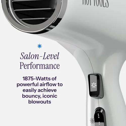 Miniatura 2 de Hot Tools Pro Artist 2400 Turbo Ceramic + Ionic - Secador de pelo Secado rápido, ligero Ionic Blow Dryer, Fast Drying, 6 Heat/Speed Settings +