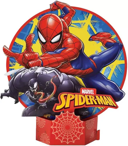 Spider-Man - Decoración de mesa Wonder, 11.4 pulgadas (paquete de 1), material duradero, perfecto para fanáticos de superhéroes y celebraciones