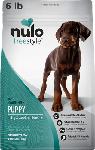 Miniatura 14 de Nulo Freestyle - Alimento para cachorros de raza grande, salmón y pavo, alimento seco sin granos para cachorros, croquetas naturales, altas