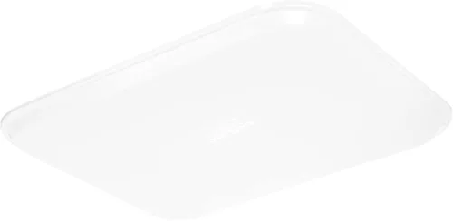 Miniatura 6 de Bandeja rectangular Carlisle de fibra de vidrio sólida, vidrio y acero., blanco (Bone White), 12