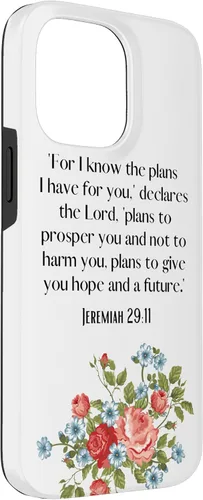 Miniatura 3 de iPhone 14 Pro Max Sé los planes que tengo para ti, dice el Señor Jeremías 29:11