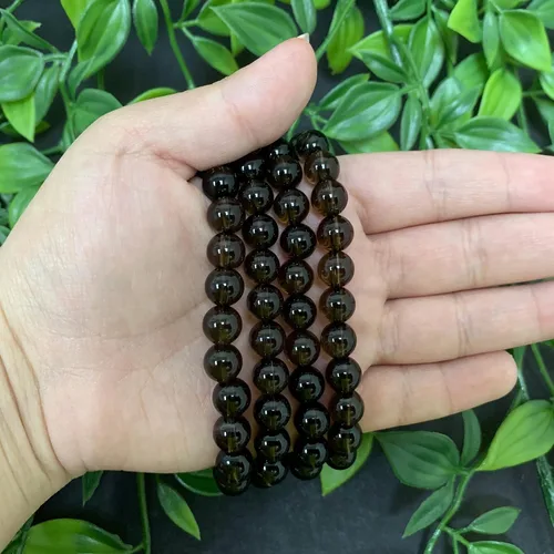 Miniatura 210 de Gem Avenue Handmade Round Bead Stretch Bracelet Unisex Natural Stone Beaded Jewelry for Men & Women, Elastic Wristband for Daily Wear