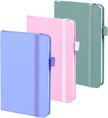 Miniatura 6 de ONAVIA Cuaderno de bolsillo A6, cuadernos pequeños de diario, 160 páginas de tapa dura mini bloc de notas para escribir, trabajo, escuela y toma
