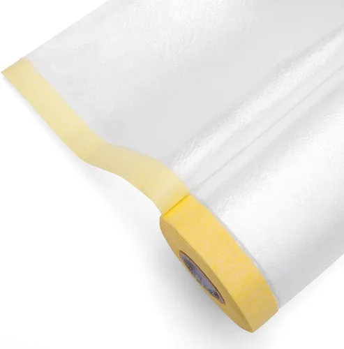 Miniatura 3 de Hedume Paquete de 6 cintas y cortinas, película adhesiva precintada para cubierta de pintura automotriz, papel de enmascaramiento surtido, la mejor