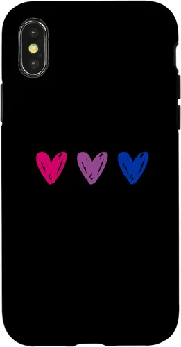 Miniatura 5 de Funda para iPhone 12/12 Pro Bisexual Pride Hearts Bi Pride Flag