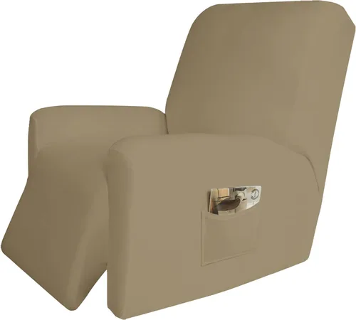 Miniatura 54 de Easy-Going - Funda elástica de microfibra para sofá reclinable seccional, suave vellón ajustable a tu sofá de 2 cuerpos, lavable, protege tus