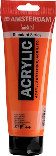Miniatura 68 de Amsterdam Serie Estándar Tubo de Pintura Acrílica 120ml Azo Naranja 276 (17092762)