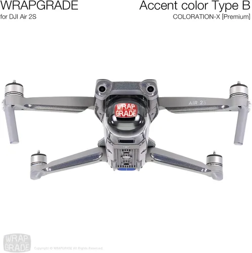 Miniatura 3 de WRAPGRADE Skin Compatible with DJI Air 2S Accent Color B (Coloration-X)