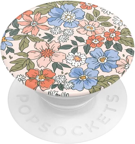 Miniatura 7 de PopSockets Agarre para Teléfono con Soporte Expandible, Agarre Adhesivo - Flor Prensada Aliento de Bebé Plumeria