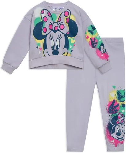 Miniatura 8 de Disney Conjunto de sudadera y leggings florales para niños pequeños (12 meses - 14-16)