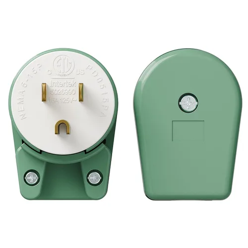 Miniatura 6 de Nema 5-15P Enchufe de ángulo recto de 90 grados, enchufe Plugrand 15A 125V en ángulo, enchufes de CA de 3 clavijas DIY de 3 clavijas, enchufes de CA