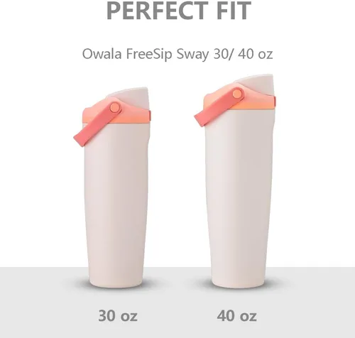 Miniatura 3 de Dreamfocus Paja de metal de repuesto de acero inoxidable para Owala FreeSip Sway 30 oz