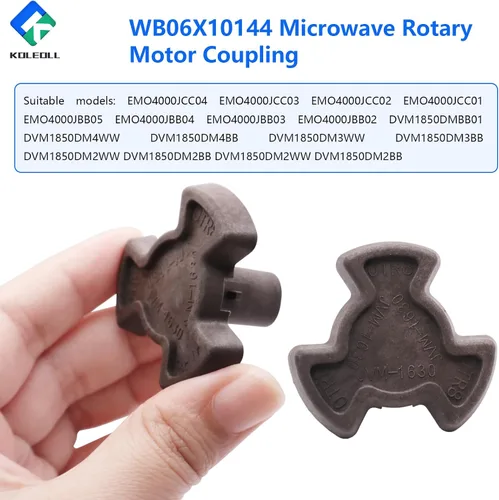 Miniatura 4 de WB06X10144 Acoplador de motor de placa giratoria de microondas compatible con GE Microondas DVM1850DM EMO4000J pieza de repuesto de microondas