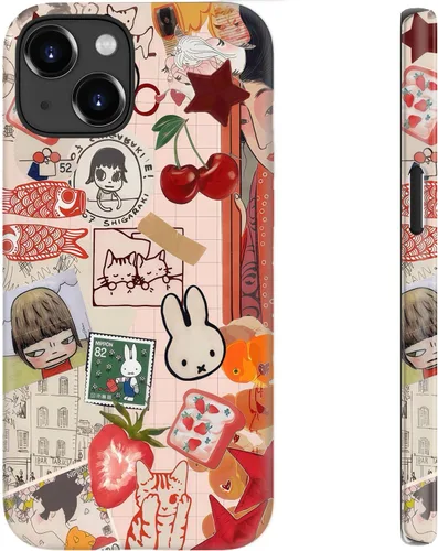 Miniatura 72 de bemal Funda para iPhone 12 Mini, estética, vintage, floreciente, peonía, concha, femenina, compatible con MagSafe, moderna, única, moderna, moderna