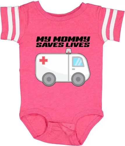 Miniatura 15 de inktastic My Mommy Saves Lives- Body para bebé de ambulancia