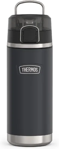 Miniatura 13 de THERMOS ICON Botella de agua aislada a prueba de fugas de 18 onzas con boquilla, mantiene las bebidas frías 16 horas, asa de transporte, apta