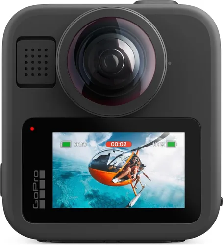 GoPro MAX2 - Cámara de acción tradicional + 360 impermeable con pantalla táctil, video esférico 8K, fotos 360 de 29MP, lentes fácilmente