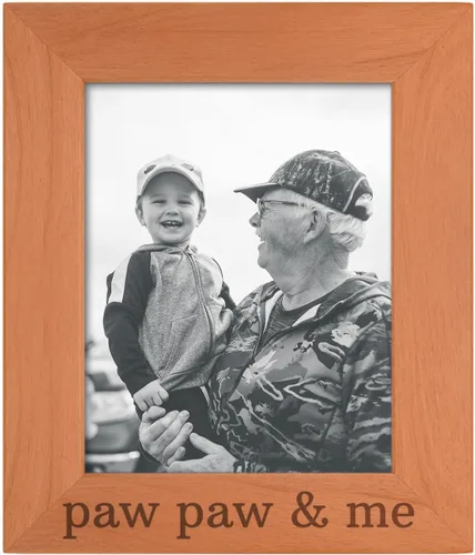 Miniatura 24 de Personalized Gifts Grandpa Gift Grandpa and Me Grandchild - Marco de fotos de madera natural grabado de 4 x 6 pulgadas, diseño de paisaje