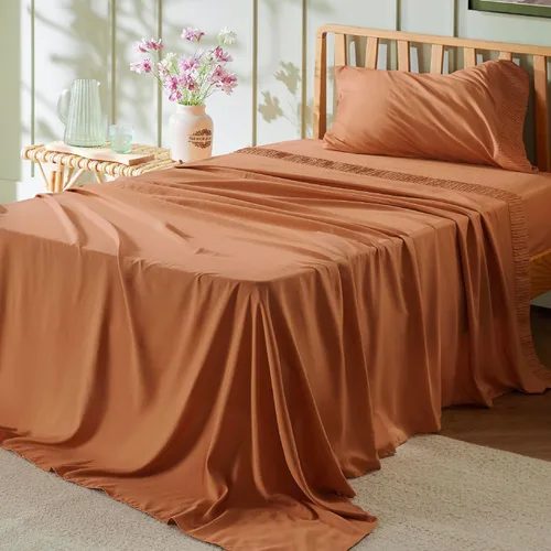 Miniatura 61 de Bedsure Sábanas de tamaño King – Sábanas suaves para cama de tamaño King, 4 piezas de hotel de lujo verde menta, juego de sábanas refrescantes de 11