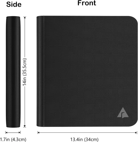 Miniatura 6 de Carpeta prémium con 720 tarjetas de 12 bolsillos, carpeta de álbum de tarjetas coleccionables sin anillo, carga lateral, UltraSonic-12720 Tech Zip