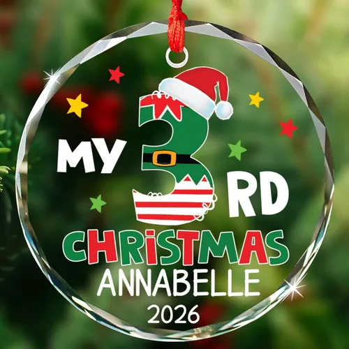 Miniatura 20 de Dino - Adorno de segunda Navidad para bebé, dinosaurio personalizado para niño/niña, regalo para nuevos padres, cumpleaños personalizado y nombre