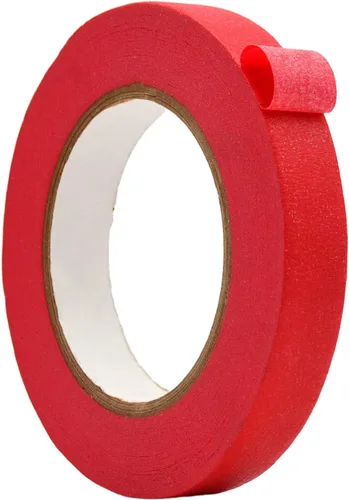 Miniatura 50 de WOD MTC5 Cinta de Enmascarar de Color, Negro, 1 pulgada x 60 yardas. Cinta Colorida para Maestros y Pintores para Arte y Manualidades Divertidas