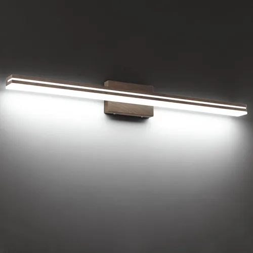 Miniatura 33 de SineRise Barra de Luz LED Moderna para Tocador de Baño de 16 Pulgadas, Accesorios de Iluminación de Pared de Baño Modernos de Acrílico Cromado Sobre