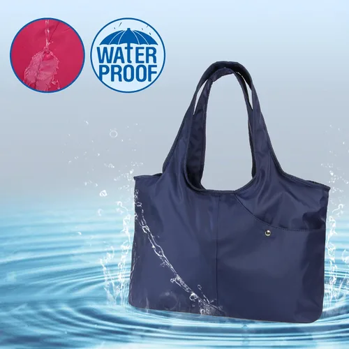 Miniatura 7 de ZOOEASS - Bolso grande de hombro para mujer, impermeable, multifunción, de nailon, para viaje