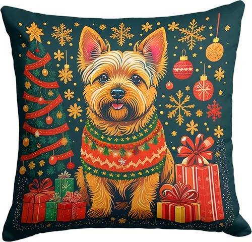 Miniatura 18 de Caroline's Treasures DAC1130PW1414 - Almohada decorativa de tela navideña irlandesa lavable a máquina, almohada decorativa para interiores