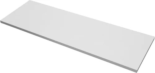 Miniatura 8 de SSWBasics Tablero de estante de melamina negra laminada, 36 pulgadas de largo x 12 pulgadas de ancho, estantes de repuesto duraderos y elegantes
