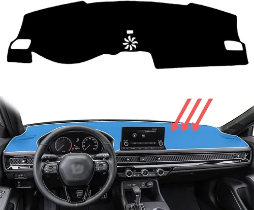 Miniatura 13 de Accesorios Interiores Personalizados para Honda 10th Civic 2016 2017 2018 2019 2020 2021 Cubierta de Tablero Alfombrilla Cubiertas de Tablero Reduce