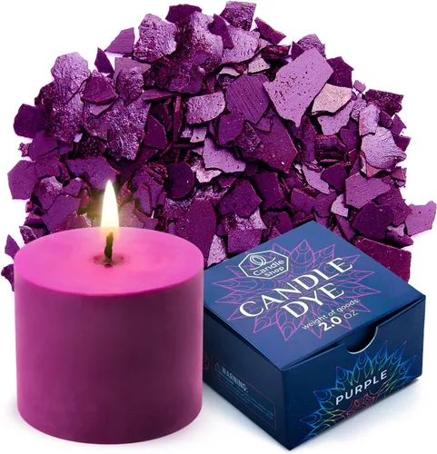 Miniatura 10 de Tinte amarillo brillante de 2 onzas para fabricación de velas de soja, tintes de cera de velas altamente concentrados, chips de tinte