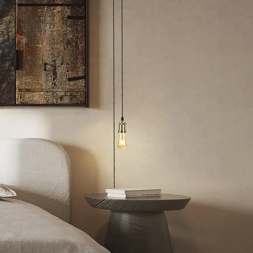 Miniatura 5 de Kit de cable de luz colgante con interruptor regulador, luces colgantes estilo granja de 19.69 pies de longitud del cable de alimentación, cable