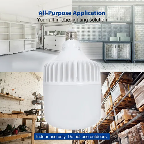 Miniatura 5 de Bombilla LED, 5000 lúmenes, equivalente a 36 W, luz diurna de 5000 K, base E26, 50,000 horas de vida útil, no regulable, solo