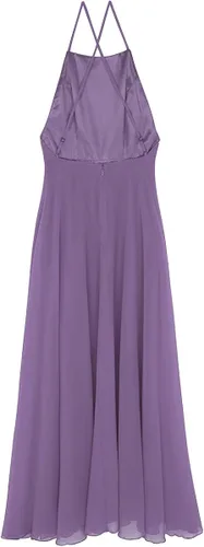 Miniatura 7 de YiZYiF - Vestido de fiesta de gasa para mujer, sin espalda