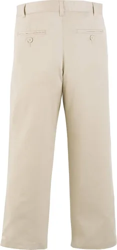 Miniatura 2 de Tommy Hilfiger Pantalones de vestir de mezcla de sarga frontal plana ropa de uniforme escolar para niños