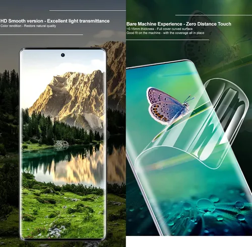 Miniatura 4 de Protector de pantalla frontal flexible para Motorola G Pure de 6.5 pulgadas 2021 Película de hidrogel 3D transparente TPU sensible al tacto